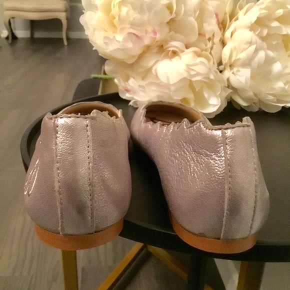 NEW Sam Adelman metallic Finnegan Ballet flats sz6 - Picture 6 of 8